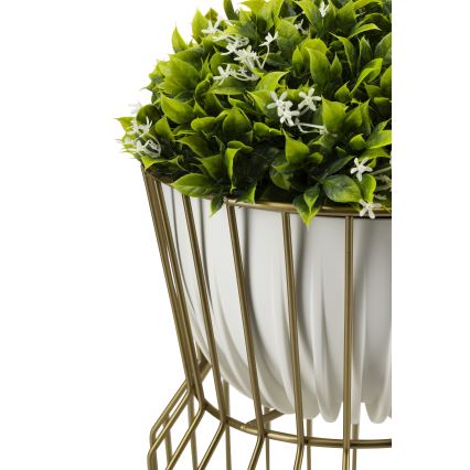 Flower stand 50x26 cm gold