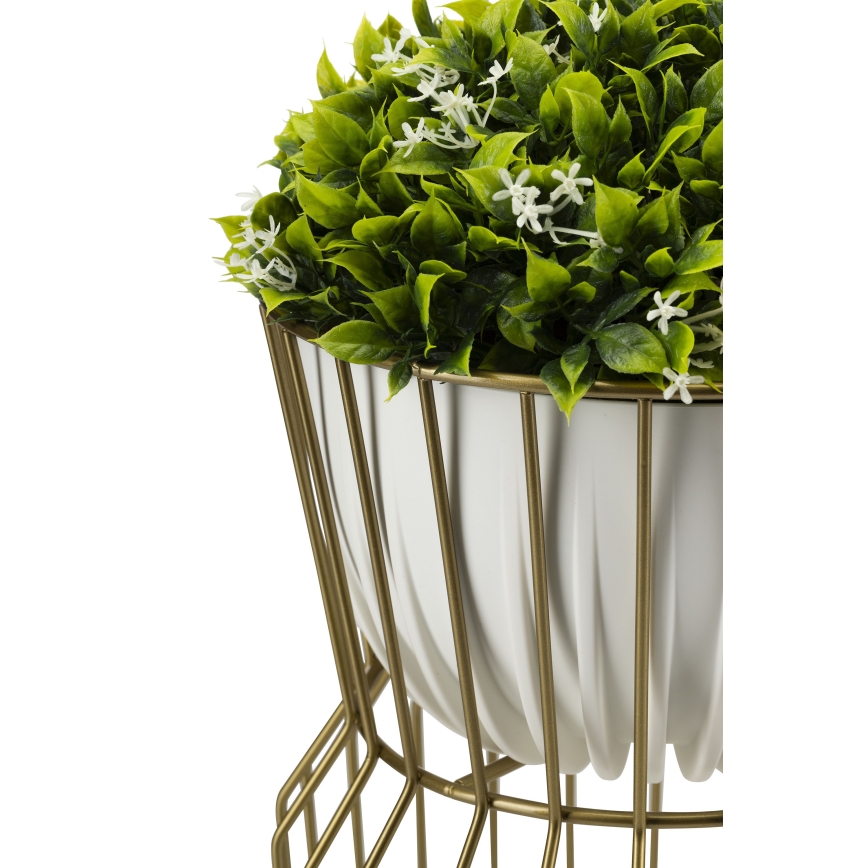 Flower stand 50x26 cm gold