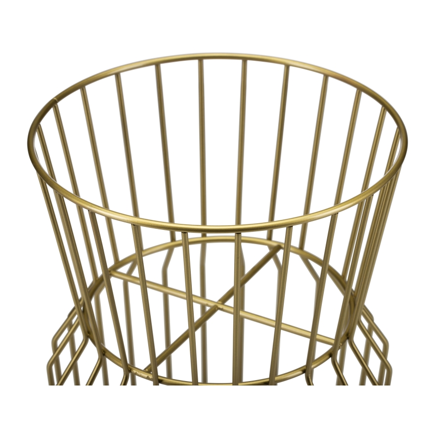 Flower stand 50x26 cm gold