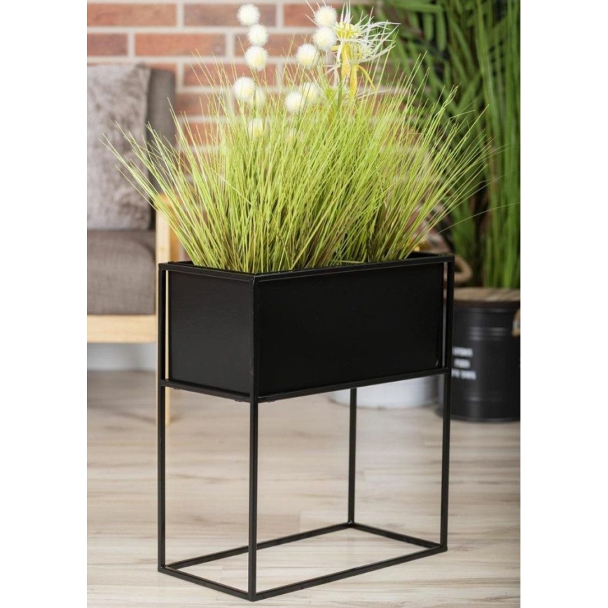 Flower stand 50x44 cm black
