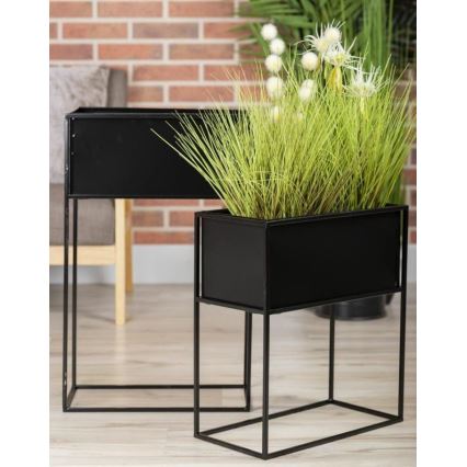Flower stand 50x44 cm black