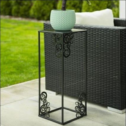 Flower stand 60x24 cm black
