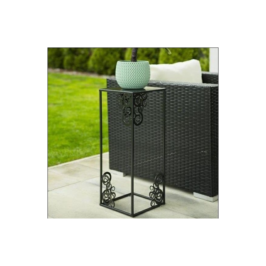 Flower stand 60x24 cm black
