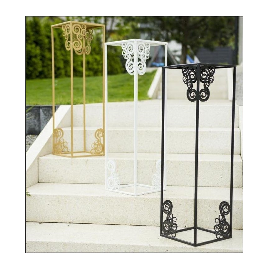 Flower stand 60x24 cm black