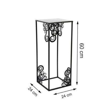 Flower stand 60x24 cm black