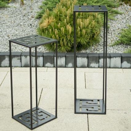 Flower stand 60x24 cm black