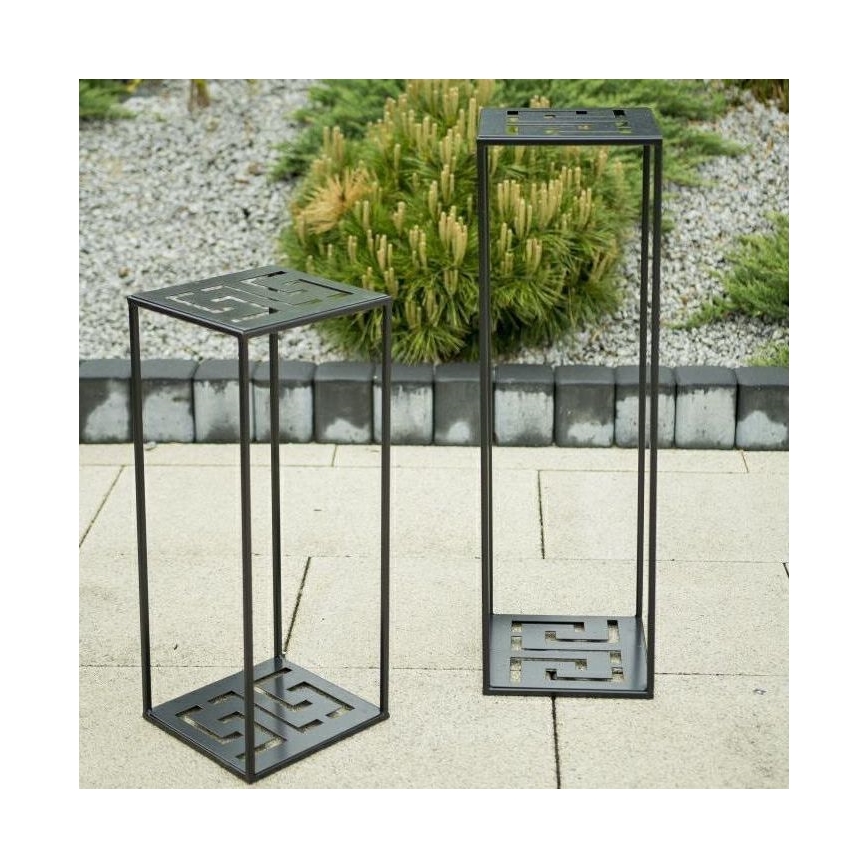 Flower stand 60x24 cm black