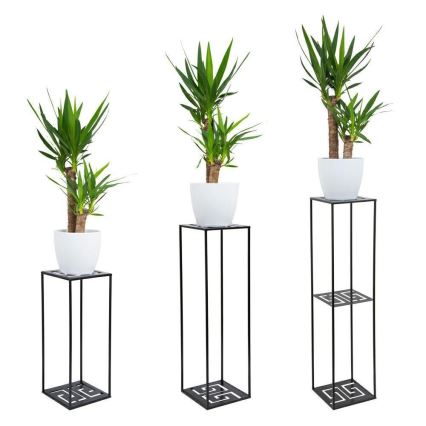 Flower stand 60x24 cm black