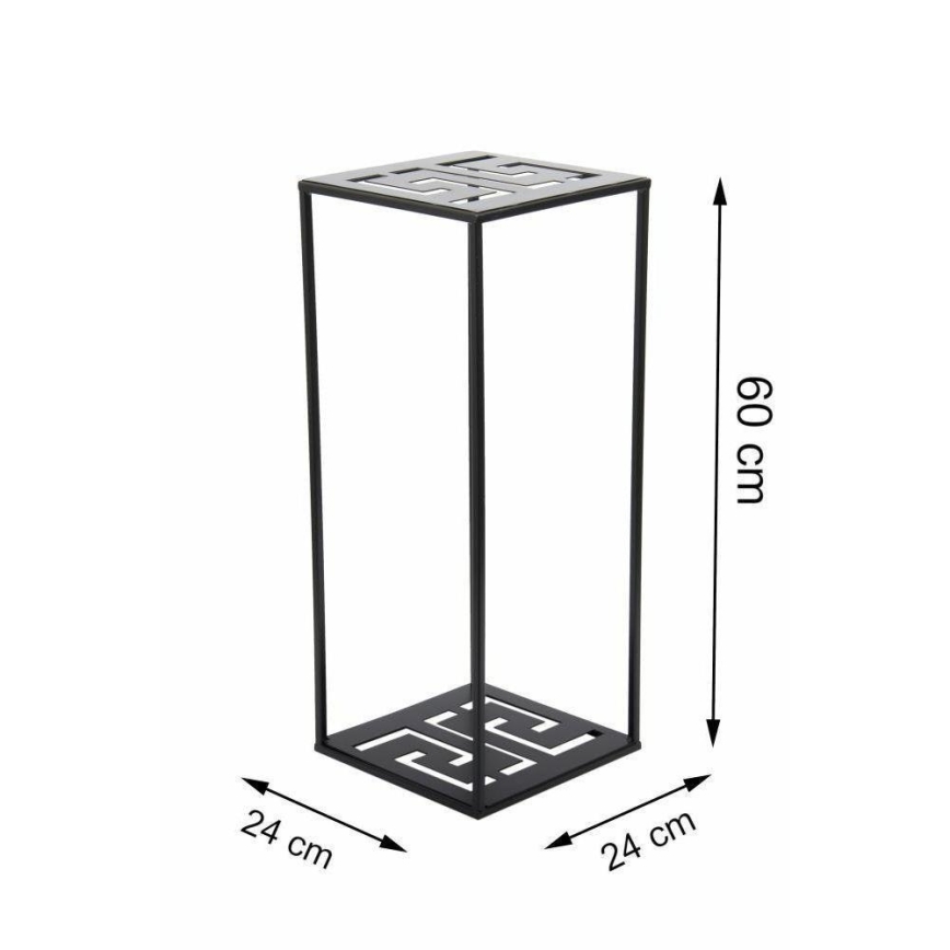 Flower stand 60x24 cm black