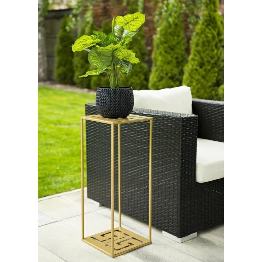Flower stand 60x24 cm gold