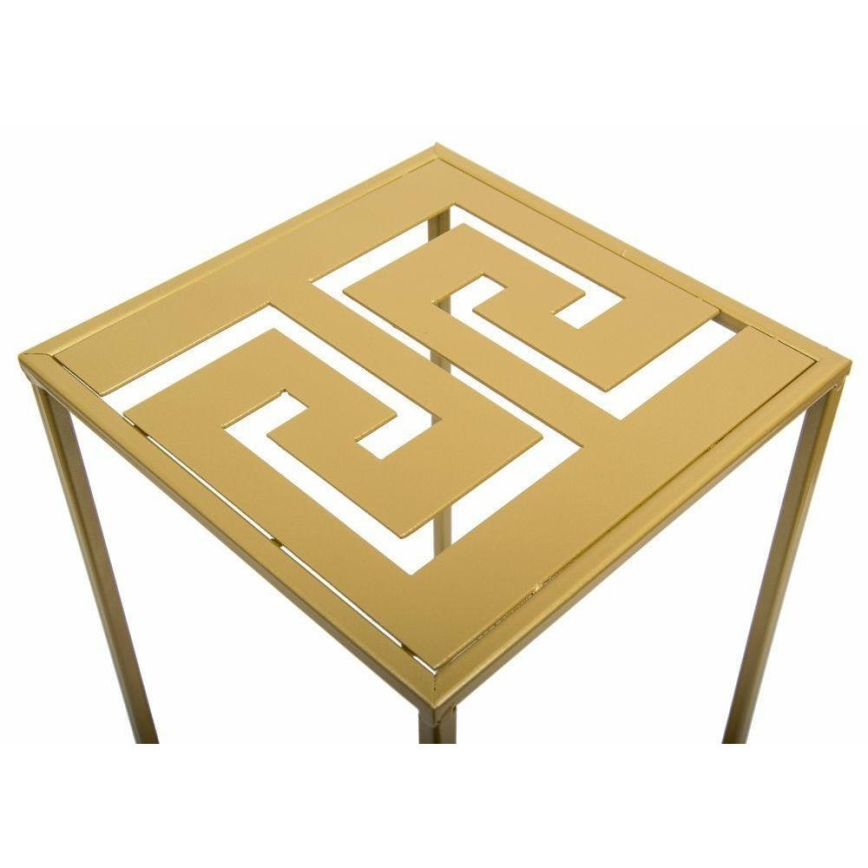 Flower stand 60x24 cm gold