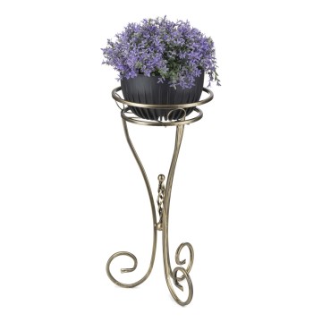 Flower stand 60x28 cm gold