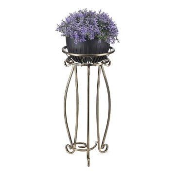 Flower stand 62x28 cm gold