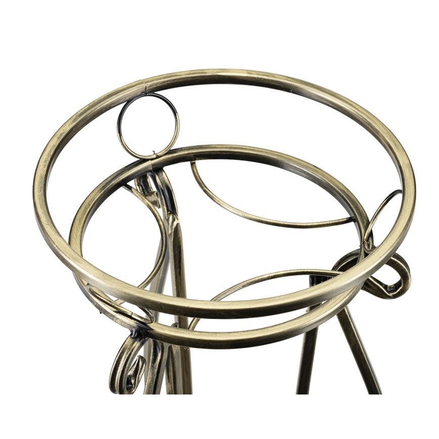 Flower stand 62x28 cm gold