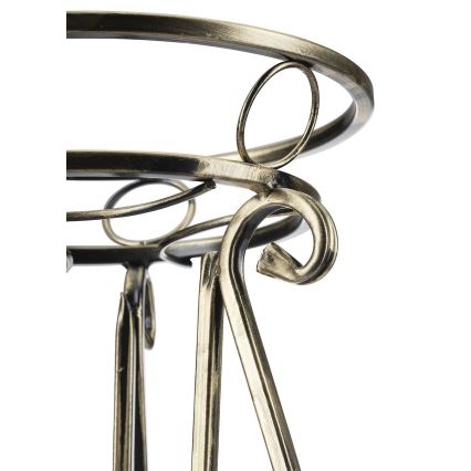 Flower stand 62x28 cm gold