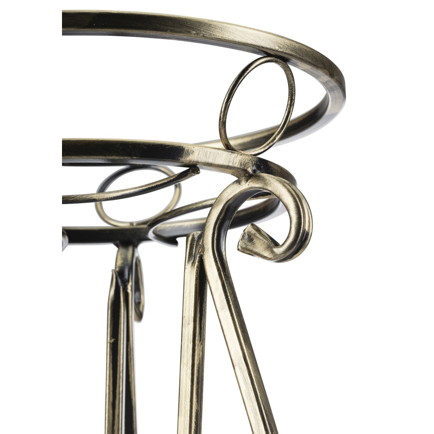 Flower stand 62x28 cm gold