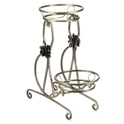 Flower stand 64x54 cm gold