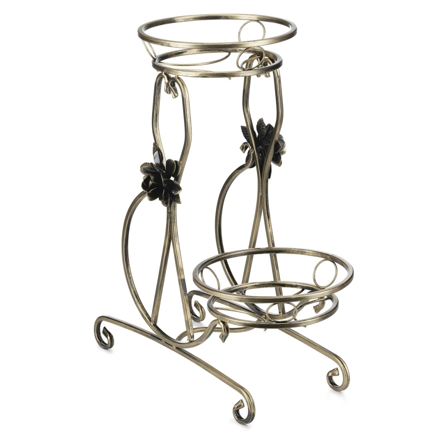 Flower stand 64x54 cm gold