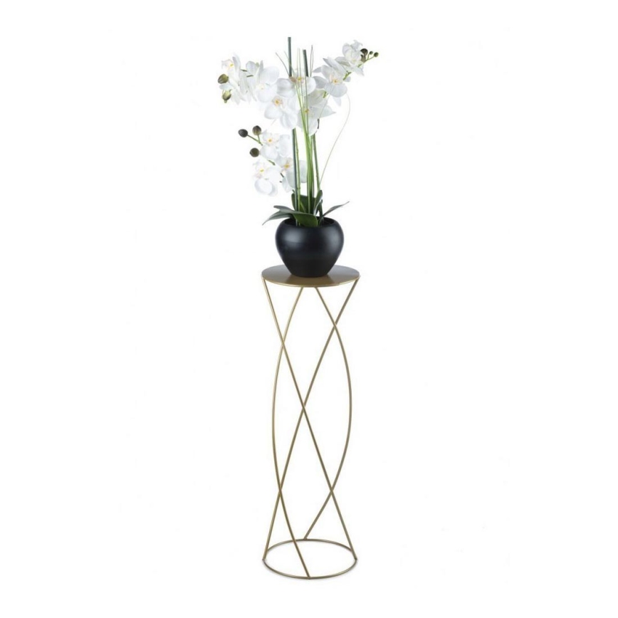 Flower stand 70x22,5 cm gold
