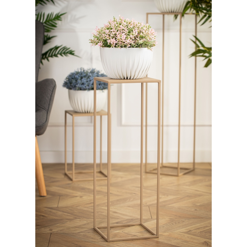 Flower stand 70x24 cm beige
