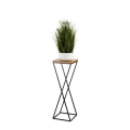 Flower stand 70x24 cm black/brown