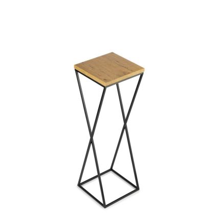 Flower stand 70x24 cm black/brown