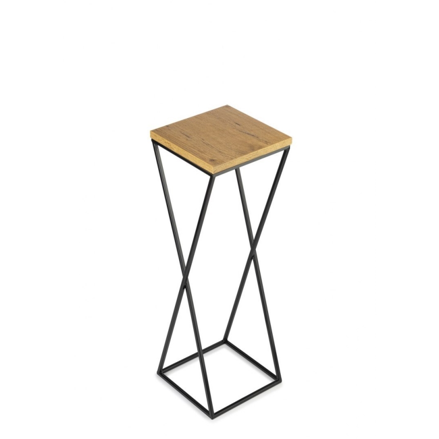Flower stand 70x24 cm black/brown