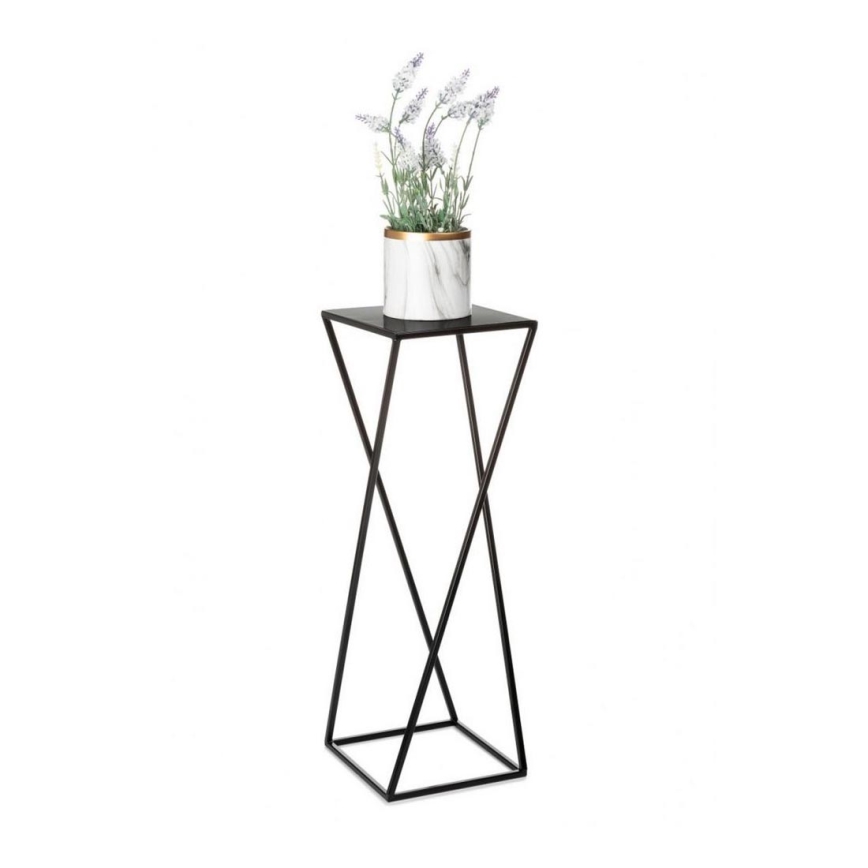 Flower stand 70x24 cm black
