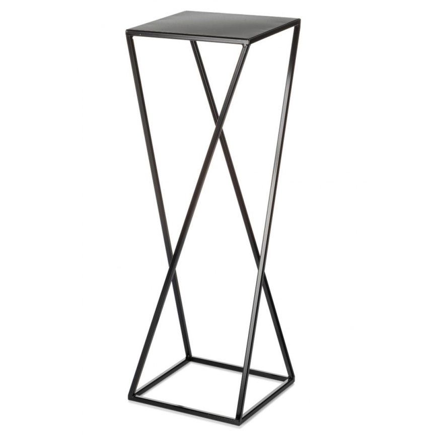 Flower stand 70x24 cm black
