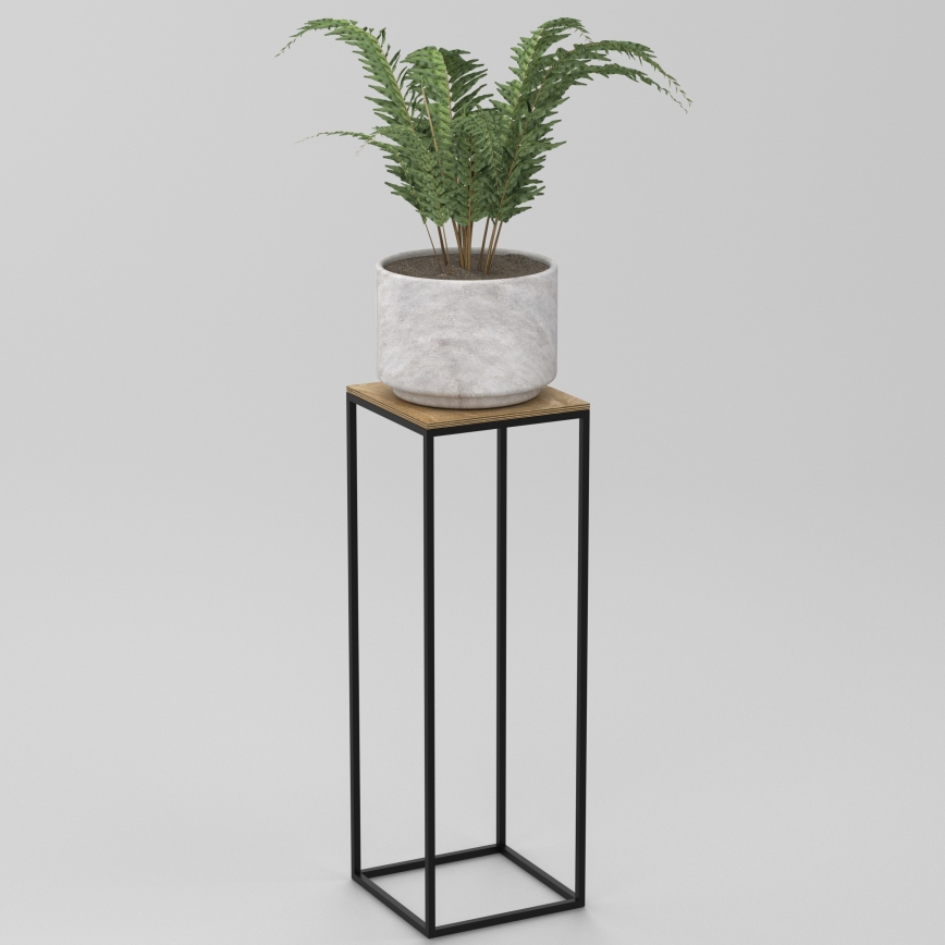 Flower stand 70x24 cm black