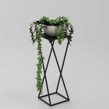 Flower stand 70x24 cm black