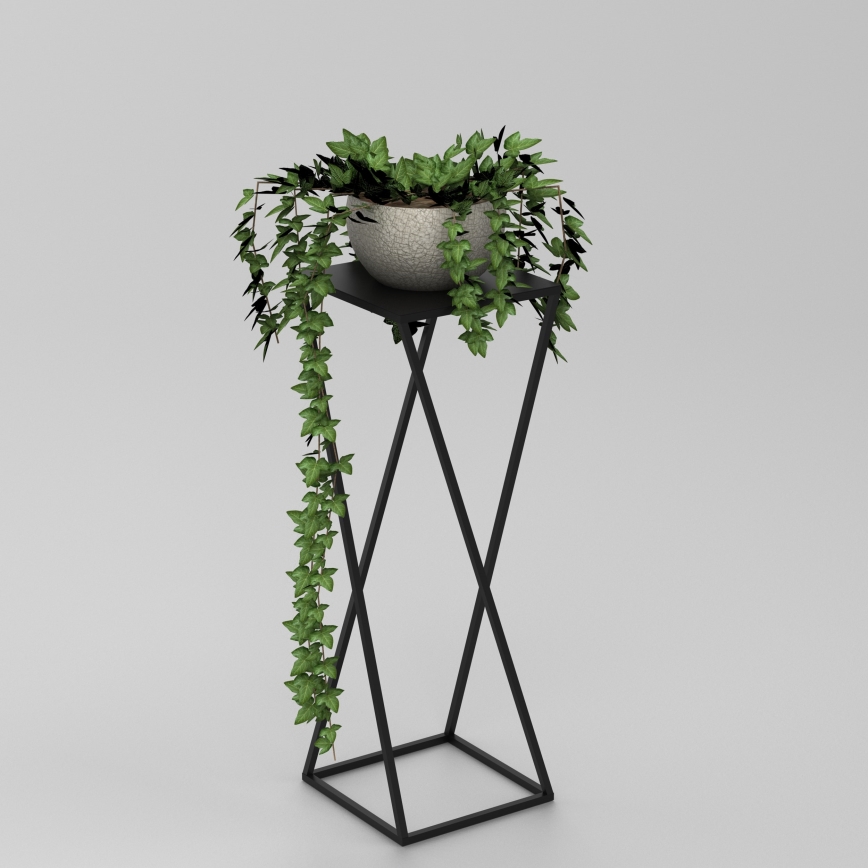 Flower stand 70x24 cm black