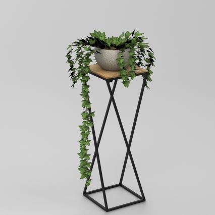 Flower stand 70x24 cm black