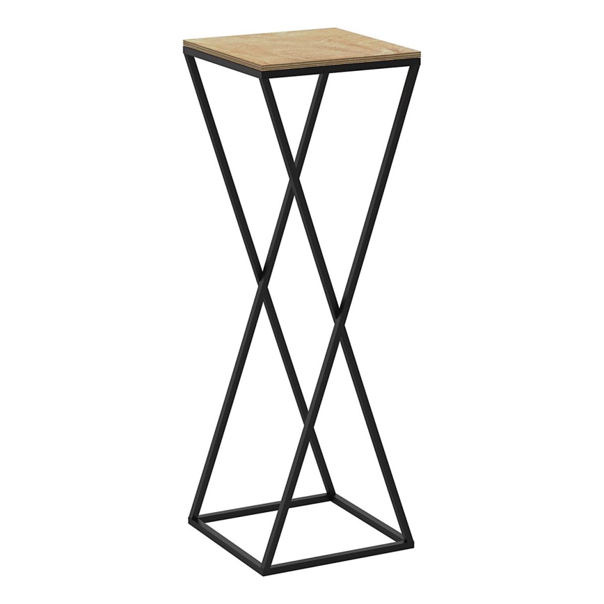 Flower stand 70x24 cm black