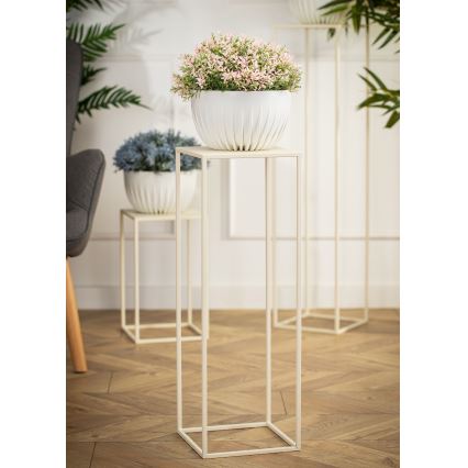 Flower stand 70x24 cm creamy