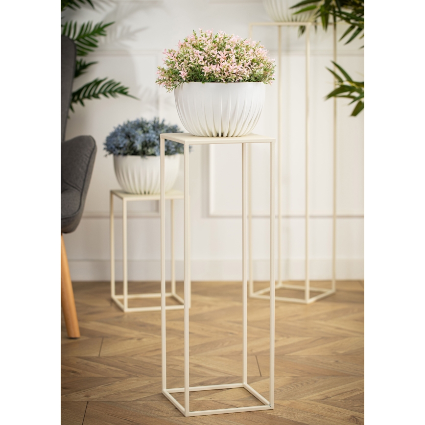 Flower stand 70x24 cm creamy