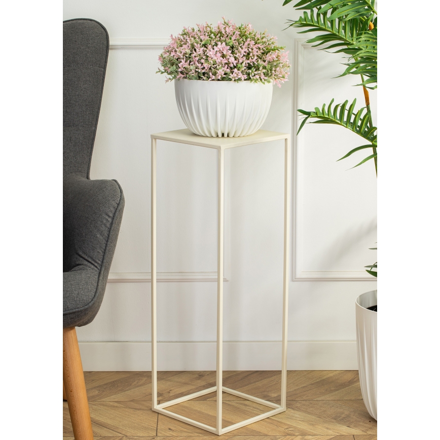 Flower stand 70x24 cm creamy