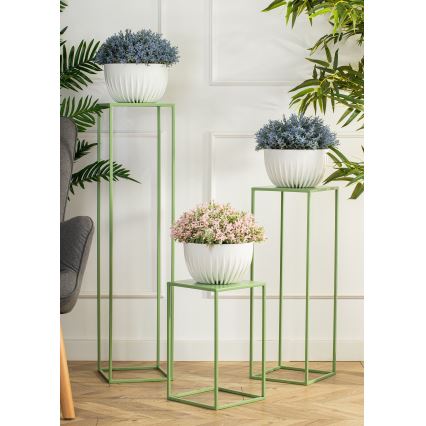 Flower stand 70x24 cm dark green