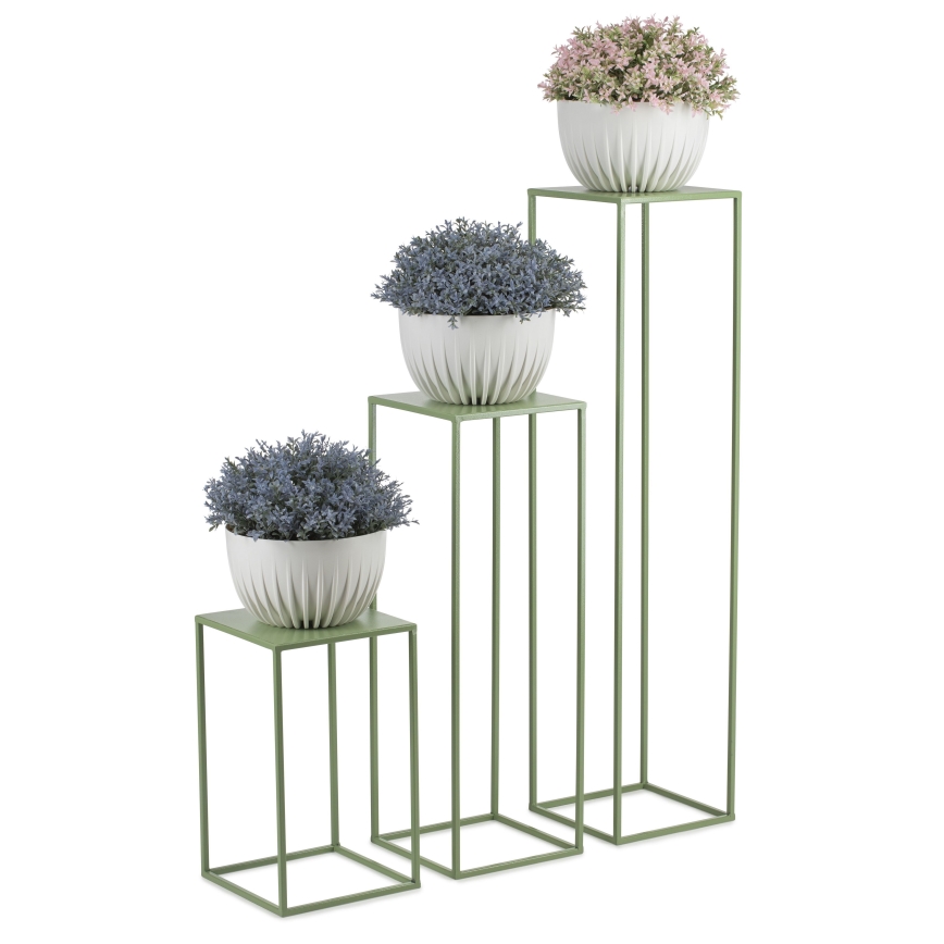Flower stand 70x24 cm dark green