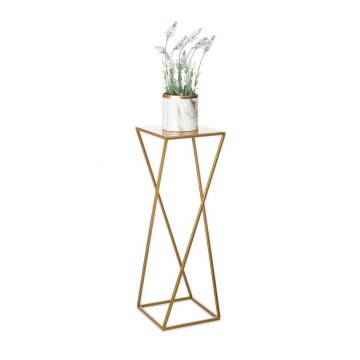 Flower stand 70x24 cm gold