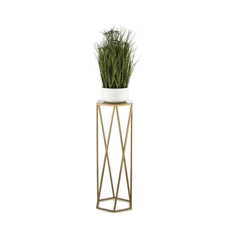 Flower stand 70x24 cm gold