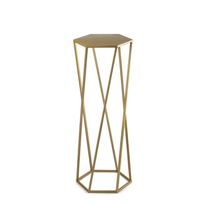 Flower stand 70x24 cm gold
