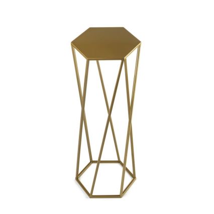 Flower stand 70x24 cm gold