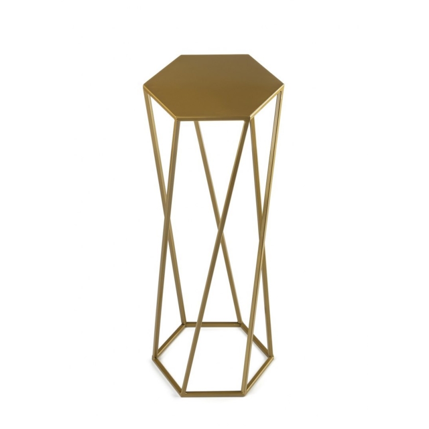 Flower stand 70x24 cm gold