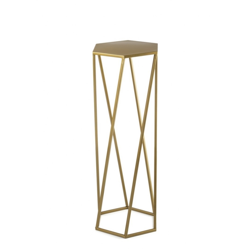 Flower stand 70x24 cm gold
