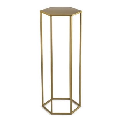 Flower stand 70x24 cm gold