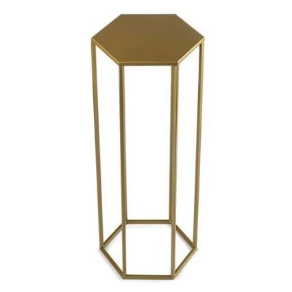 Flower stand 70x24 cm gold