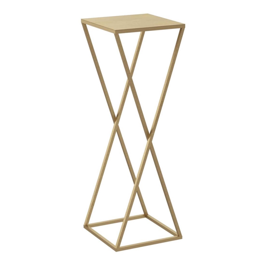 Flower stand 70x24 cm gold