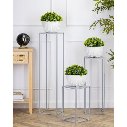 Flower stand 70x24 cm grey