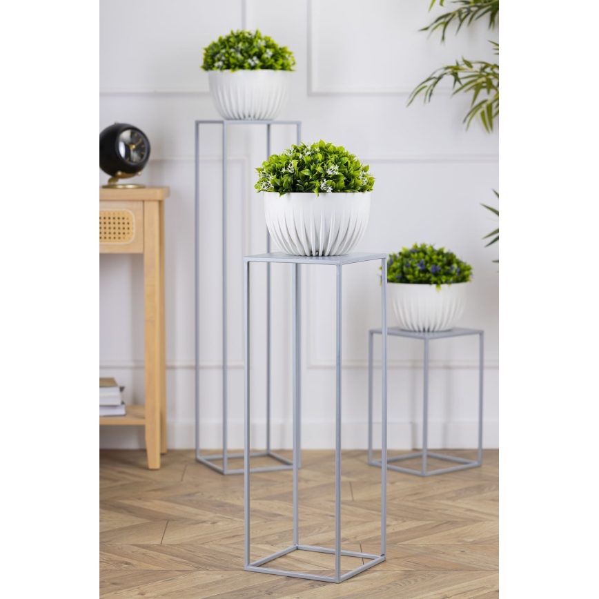Flower stand 70x24 cm grey